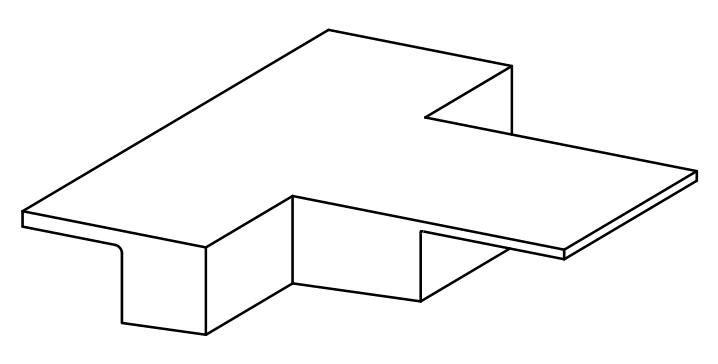 GU-ITALIA -  Tampone HS 934 - 937 termico inferiore - col. NERO - dimensioni TAMPONE 47 - note P 1634 - info SCHEMA A