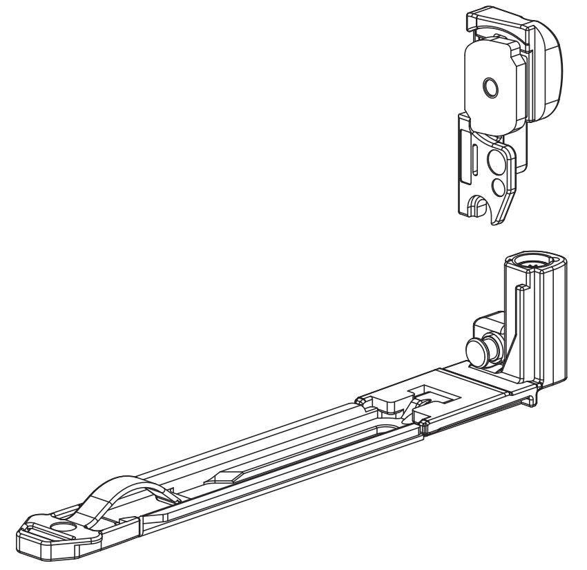 GU-ITALIA -  Cerniera ALU-JET angolare anta e ribalta corpo su anta - mano DX - portata (kg) 150