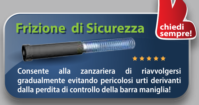 BETTIO -  Freno BETTIO frizione di rallentamento per zanzariera - note RALLENTATORE DI RISALITA