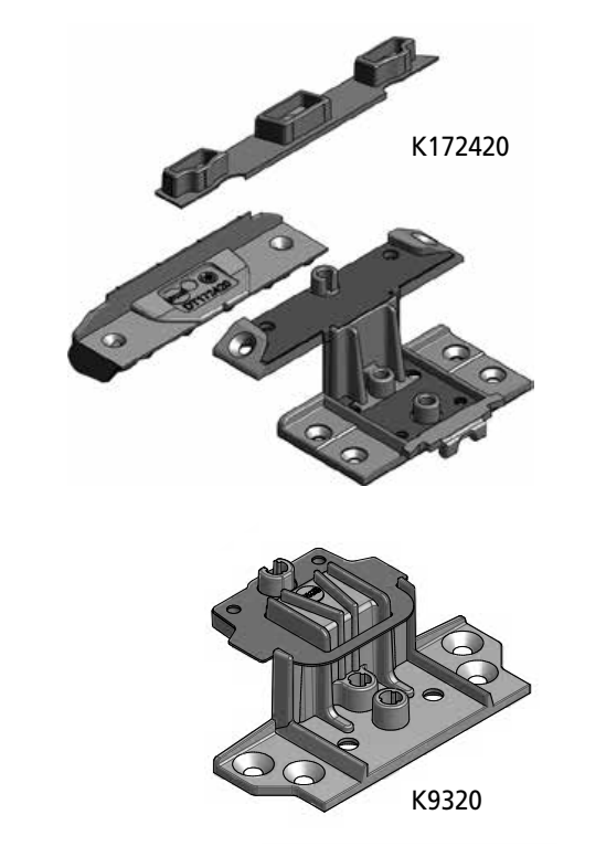GKG -  Tappo STK terminale per serramenti in pvc per goccialatoio anta centrale - spessore 90MM