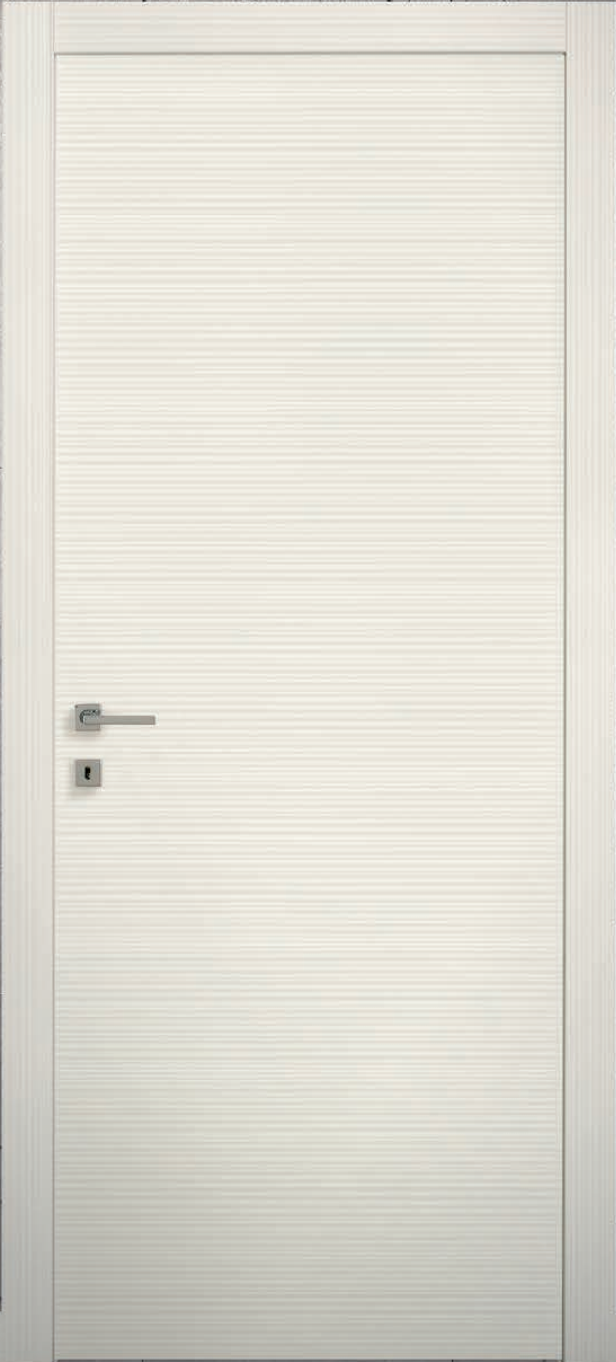 VIEMME PORTE -  Porta IDOOR ONE 800 BM a battente con cerniere a scomparsa regolabili in laminato con mostre in multistrato listellare - col. BIANCO MATRIX - l x h x sp 750 X 2100 X 44 - mano DX - SX - note IDOOR 800