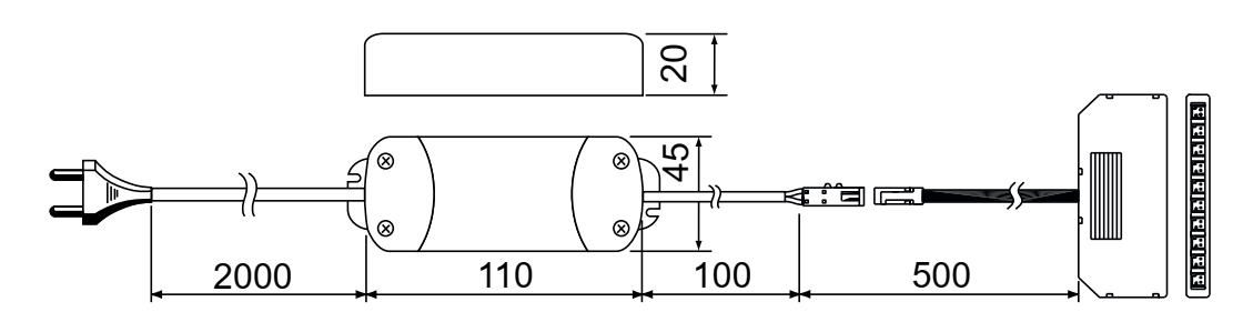 L&S -  Trasformatore MEC 1 - 2 - 3 - 4 - 5 per luci a led - trazione (n) 50 HZ