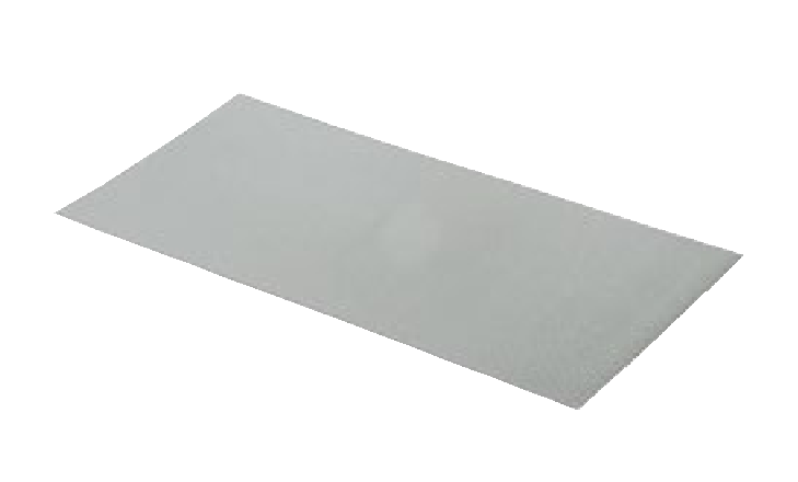 VOLPATO -  Tappeto SERIE R1 antiscivolo tagliato a misura - mat. PVC - col. BIANCO - dimensioni 480 X 100