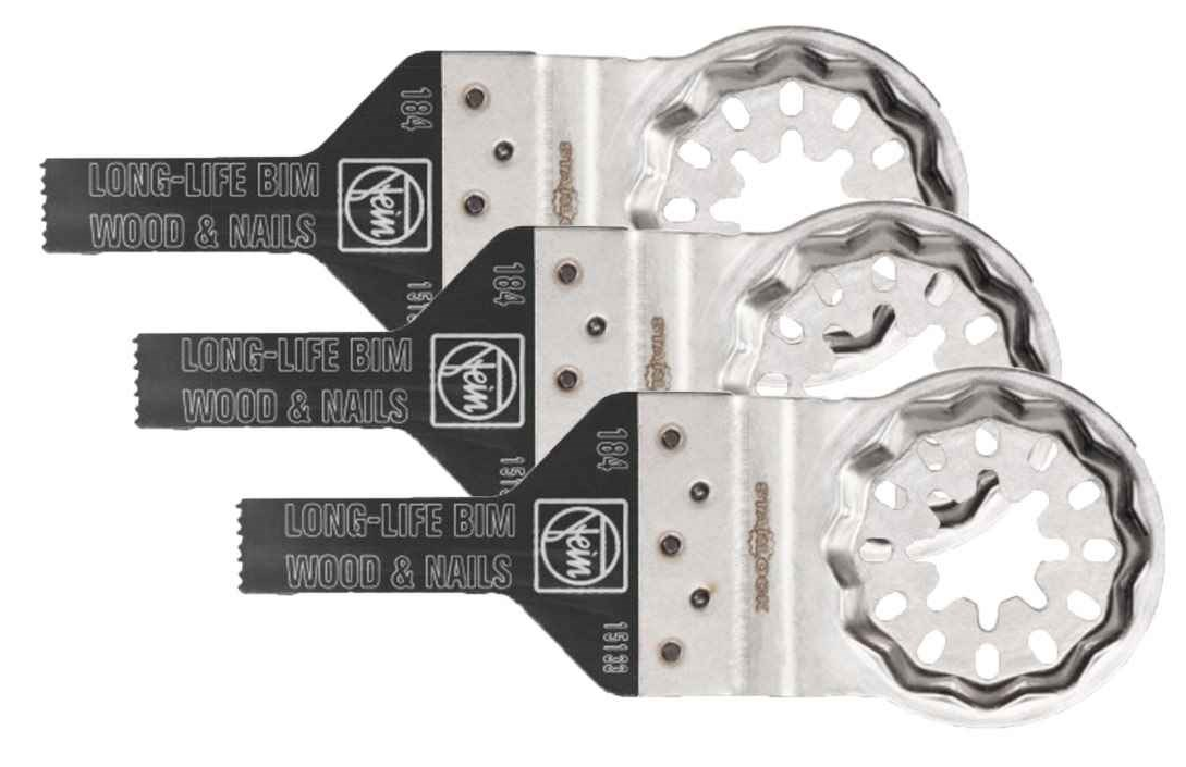 FEIN ITALIA -  Lama E-CUT UN per multifunzione bimetallica per legno metallo pvc e cartongesso - lar. 10 - lun. 30 - tipo di attacco SLP - note CF 3 PZ