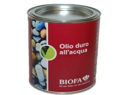 BIOFA -  Olio BIOFA 8045 naturale senza solventi per pavimenti e arredamenti da interno - col. INCOLORE - TRASPARENTE - q.ta 2,5 L