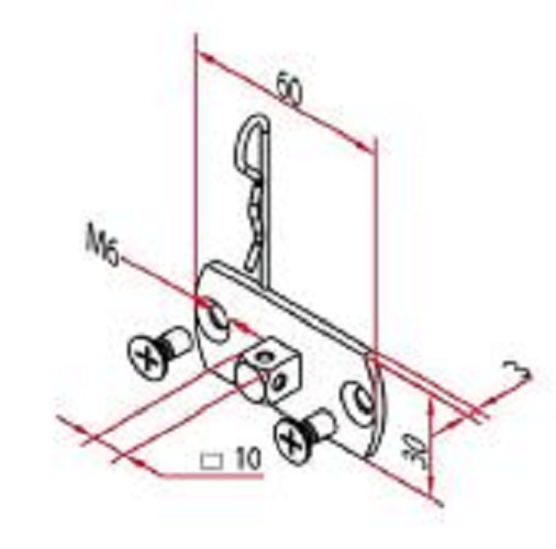 Supporto [CHERUBINI] perno quadro per avvolgibile - note SUPPORTO PERNO QUADRO 10MM PER MOTORI DA 20/32 NM