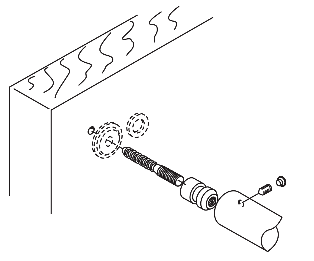 PBA -  Kit Di Fissaggio non passante per legno - mat. INOX AISI 316L - col. INOX SATINATO - note SINGOLO NON PASSANTE PER LEGNO