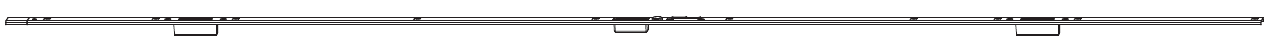 MAICO -  Incontro PROTECT lungo antieffrazione per nottolino - h min - max 2400 - frontale 24X6 - interasse 13