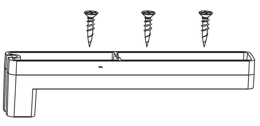 MAICO -  Guida RAIL-SYSTEMS posizionamento anta - col. ARGENTO - note PER SISTEMI IN PVC