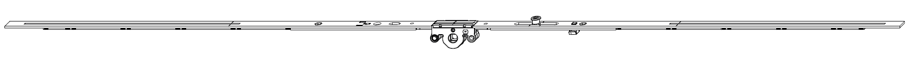 MAICO -  Cremonese MULTI-MATIC anta a bandiera altezza maniglia variabile prolungabile senza dss - gr / dim. 590-800 - entrata 15 - lbb/hbb 590-800