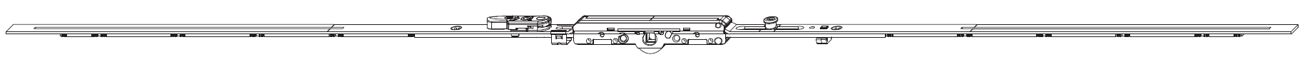 MAICO -  Cremonese MULTI-MATIC anta ribalta altezza maniglia variabile prolungabile con dss - gr / dim. 640 - 800 - entrata 6,5 - lbb/hbb 530 - 800