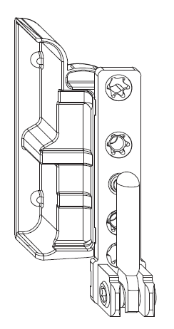 MAICO -  Supporto MULTI-MATIC cerniera parte telaio - aria 4 - battuta 18 - mano DX - portata (kg) 130