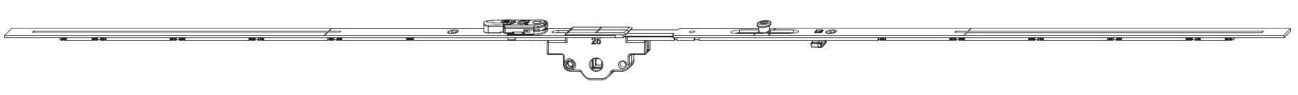 MAICO -  Cremonese MULTI-MATIC anta ribalta antieffrazione altezza maniglia variabile prolungabile con dss - gr / dim. 2040 - 2250 - entrata 35 - lbb/hbb 1751 - 2250