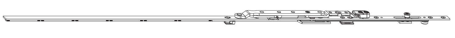 MAICO -  Forbice MULTI-MATIC anta ribalta per arco corpo guida parte anta - gruppo / dimensioni 335 - 745 - interasse 9 - lbb 450 - 1625