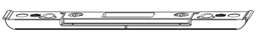 MAICO -  Incontro PROTECT registrabile per catenaccio - col. ARGENTO - aria 4 - interasse 13 - dim. 180X22X8