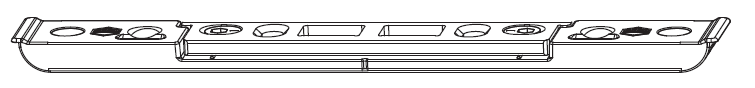 MAICO -  Incontro PROTECT registrabile per catenaccio - col. ARGENTO - aria 4 - interasse 13 - dim. 180X22X8