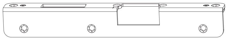 MAICO -  Incontro PROTECT ad angolo elettrico per scrocco e catenaccio - col. ARGENTO - aria 12 - frontale 33 X 24 - interasse 13 - dim. 250X33 X24 - mano DX