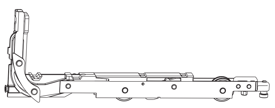 MAICO -  Carrello RAIL-SYSTEMS per alzante scorrevole di scorrimento - col. ARGENTO - note ARRELLI SINGOLI PER CANALINO 18 X 30 - info 200 KG