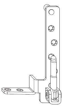 MAICO -  Supporto MULTI-MATIC cerniera parte telaio - aria 12 - battuta 18 - mano DX - portata (kg) 220