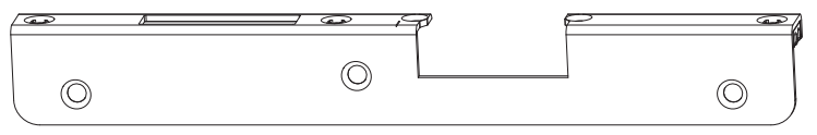 MAICO -  Incontro PROTECT ad angolo elettrico per scrocco e catenaccio - col. ARGENTO - aria 12 - frontale 32X18 - interasse 9 - dim. 250X32X18 - mano DX