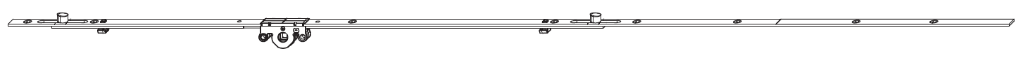 MAICO -  Cremonese MULTI-MATIC anta a bandiera altezza maniglia fissa prolungabile senza dss - gr / dim. 1700 - entrata 15 - alt. man. 500 - lbb/hbb 1591 - 1700