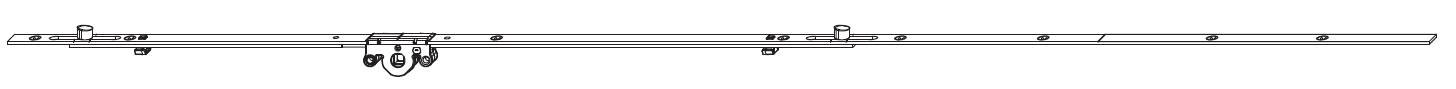 MAICO -  Cremonese MULTI-MATIC anta a bandiera altezza maniglia fissa prolungabile senza dss - gr / dim. 1590 - entrata 15 - alt. man. 500 - lbb/hbb 1341 - 1590
