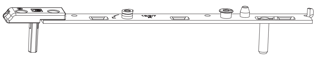 MAICO -  Supporto MULTI-MATIC cerniera parte telaio - aria 12 - battuta 18 - interasse 9 - mano DX - portata (kg) 100