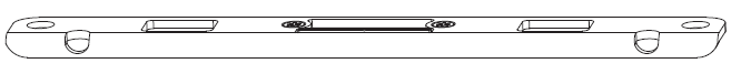 MAICO -  Incontro PROTECT ad angolo per scrocco-punzone - col. ARGENTO - aria 4 - frontale 24 - interasse 13 - dim. 180X24X8