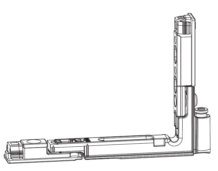 MAICO -  Cerniera MULTI-POWER angolare anta e ribalta a scomparsa parte anta - interasse 13 - mano SX - portata (kg) 150