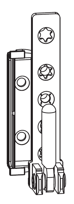 MAICO -  Supporto MULTI-MATIC cerniera parte telaio - aria 12 - battuta 18 - mano DX - portata (kg) 160