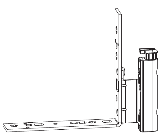 MAICO -  Cerniera MULTI-MATIC angolare anta e ribalta parte anta - aria 4 - battuta 18 - interasse 13 - mano SX - portata (kg) 160