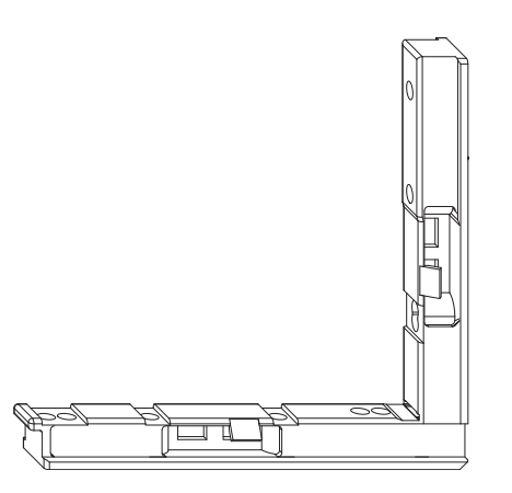 MAICO -  Compensatore MULTI-MATIC per canalino 16/12 - note SPESSORE ANGOLO CERNIERA CAVA FERRAMENTA PER ANGOLO CERNIERA DOPPIA TAZZA PORTABALCONE