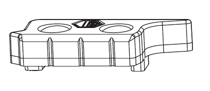 MAICO -  Incontro MULTI-MATIC fisso dispositivo di sicurezza sollevamento - dss - col. ARGENTO - aria 12 - mano DX