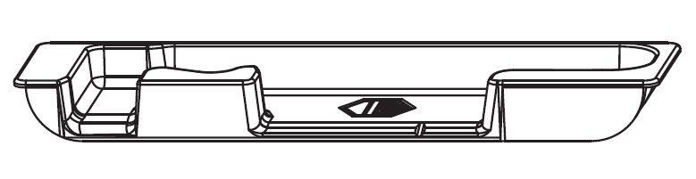 MAICO -  Incontro RAIL-SYSTEMS fisso antieffrazione ribalta - col. ARGENTO - aria 4 - interasse 13 - dim. DOPPIO - mano SX