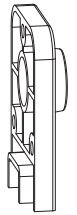 MAICO -  Tampone RAIL-SYSTEMS termico inferiore - col. NERO - note COPRIFRESATA INFERIORE HS