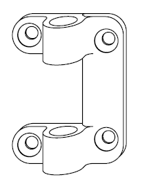 MAICO -  Passante RUSTICO per aste a 