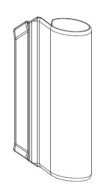 MAICO -  Copertura MULTI-MATIC per serramenti in pvc bandella forbice - col. TITANIO - note PVC E IN APPOGGIO