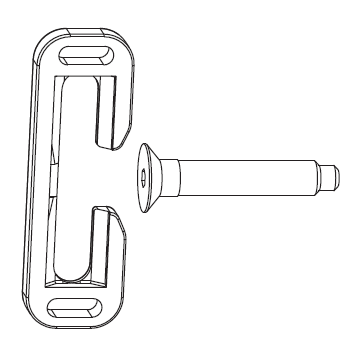 MAICO -  Kit RAIL-SYSTEMS chiusura centrale alzante scorrevole verticale - col. ARGENTO