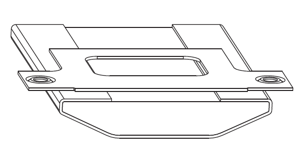 MAICO -  Tampone RAIL-SYSTEMS termico binario superiore basso - note 68/98 UNIVERSALE - dimensioni L.72