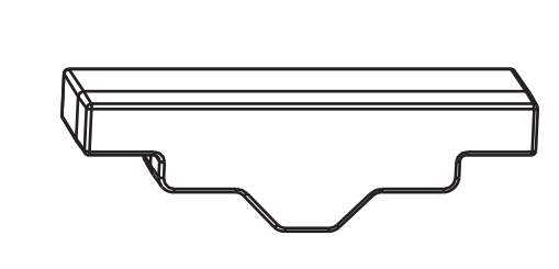 MAICO -  Tappo RAIL-SYSTEMS terminale per soglia - col. ARGENTO - note TERMINALI PER SOGLIA PER ANTA FISSA