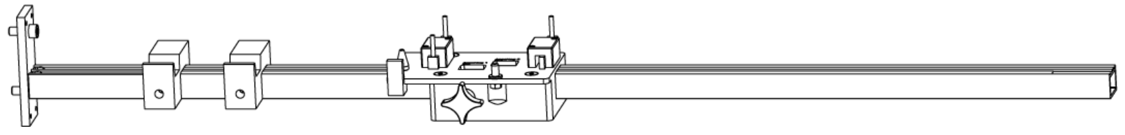 MAICO - Accessorio Trancia MULTI-MATIC scala di riferimento - note SOMATEC - MONTATA SX - dimensioni 2500