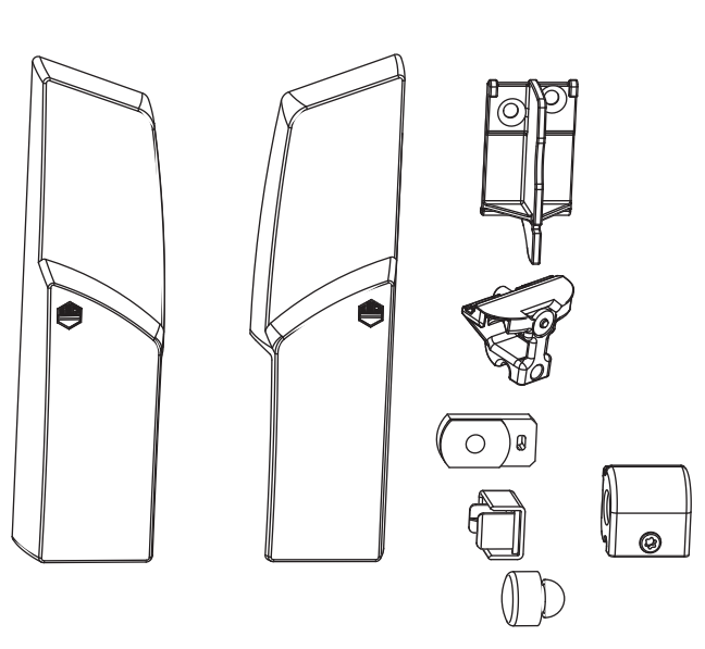 MAICO -  Tappo RAIL-SYSTEMS confezione accessori per profilo scorrevole a libro - col. ARGENTO - note CONFEZIONE ACCESSORI PER RS E PAS