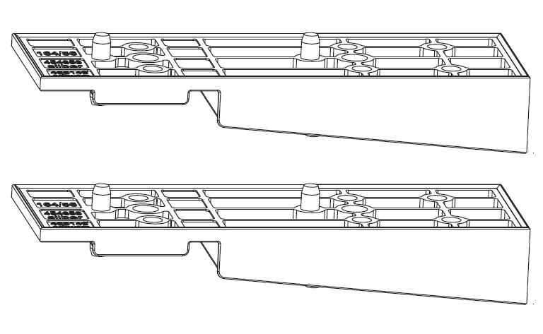 MAICO -  Kit RAIL-SYSTEMS terminali per soglia - col. GRIGIO LUCE RAL 7035 - dimensioni 184 - note SOGLIA IN VETRORESINA