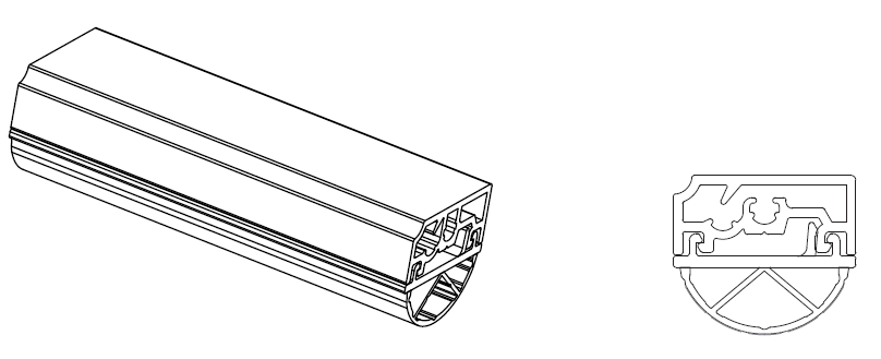 MAICO -  Guarnizione TRANSIT per soglia modelli speciali - col. F1 ARGENTO - dimensioni 2500 - note AB12 - info BASSO ATTRITO