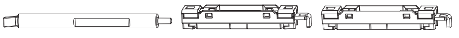 MAICO -  Carrello RAIL-SYSTEMS confezione per scorrevole parallelo complanare - note CONFEZIONI ACCESSORI PER GUIDA FORBICE - info MANIGLIONE DI APERTURA A DX CARRELLO DX -- MANIGLIONE DI APERTURA A SX CARRELLO SX