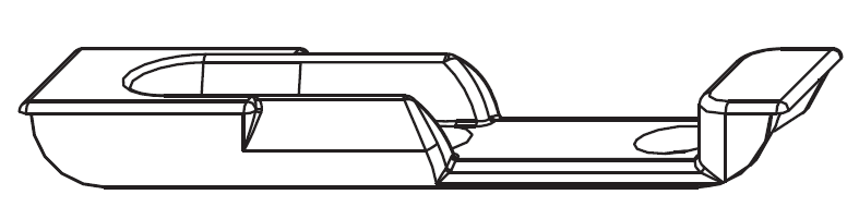 MAICO - Kit Incontro RAIL-SYSTEMS di aggancio per complanare - col. ARGENTO - aria 4 - interasse 9