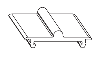 MAICO -  Binario RAIL-SYSTEMS di scorrimento guida superiore - col. ARGENTO - lunghezza 6500 - altezza BINARI DI SCORRIMENTO BASSO H=5MM