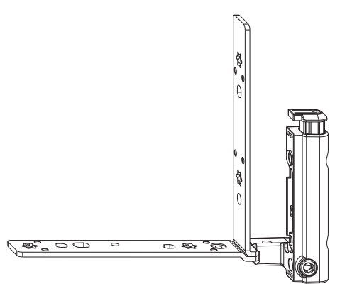 MAICO -  Supporto MULTI-MATIC angolare cerniera parte anta - aria 4 - battuta 18 - interasse 9 - mano SX - portata (kg) 130