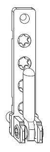 MAICO -  Supporto MULTI-MATIC angolare anta e ribalta per serramenti in pvc cerniera parte telaio - portata (kg) 120