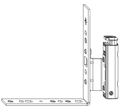 MAICO -  Cerniera MULTI-MATIC angolare zancata per portafinestra parte anta - aria 12 - battuta 18 - interasse 13 - mano DX - portata (kg) 130